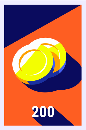 Nasbírejte 200 mincí