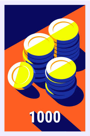 Nasbírejte 1000 mincí