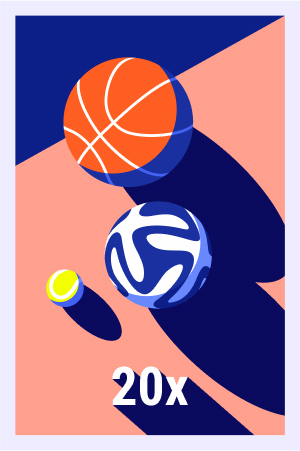 Uzavřete 20 sportovních sázek